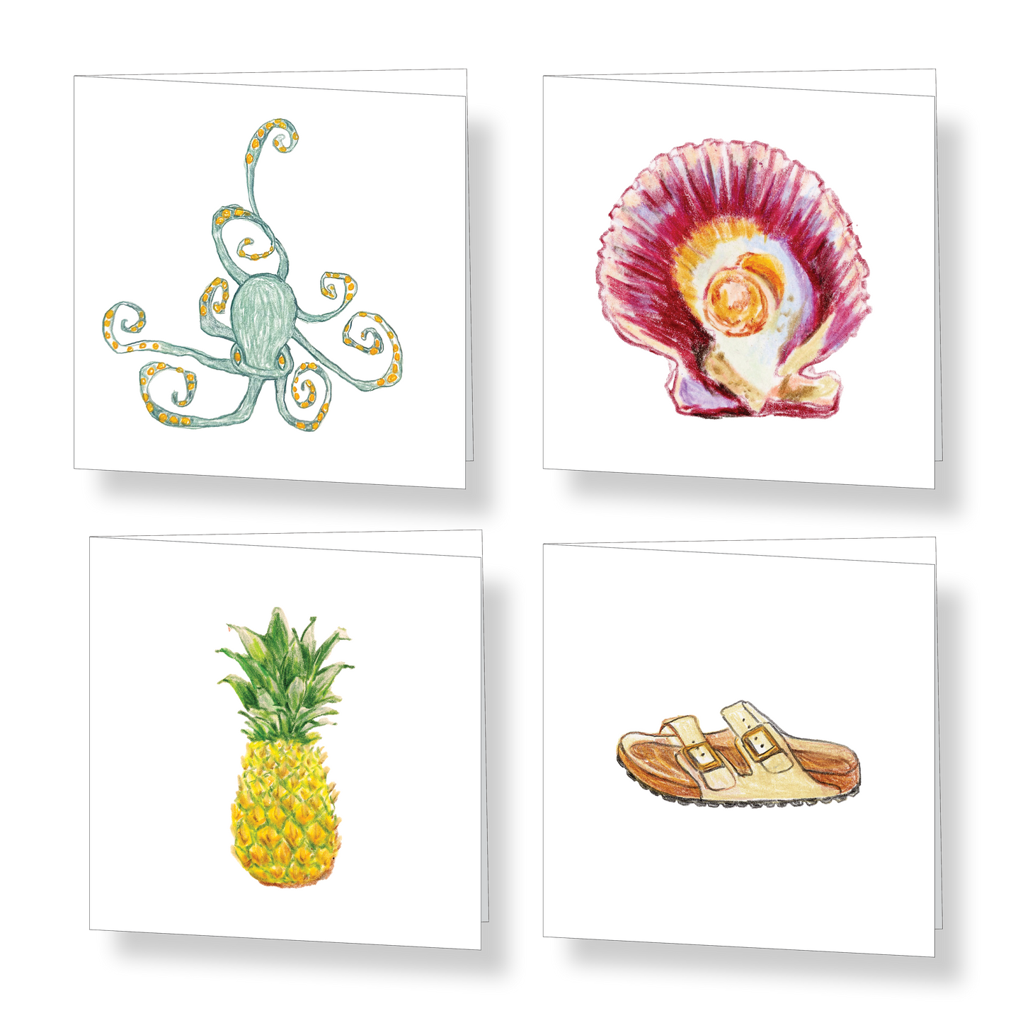 By The Sea Mini Card Set