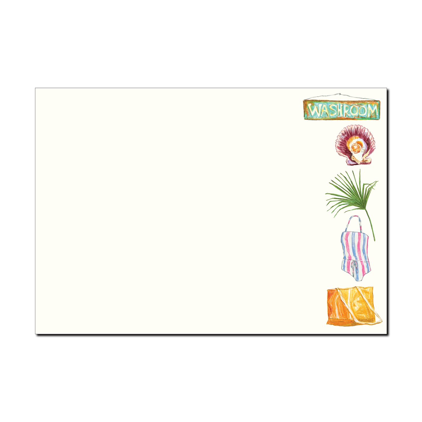 On Island Time Notecard