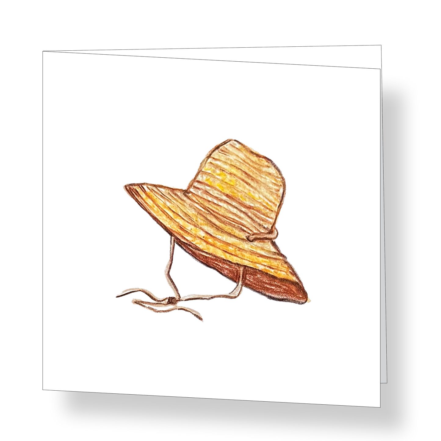Straw Hat Mini Card