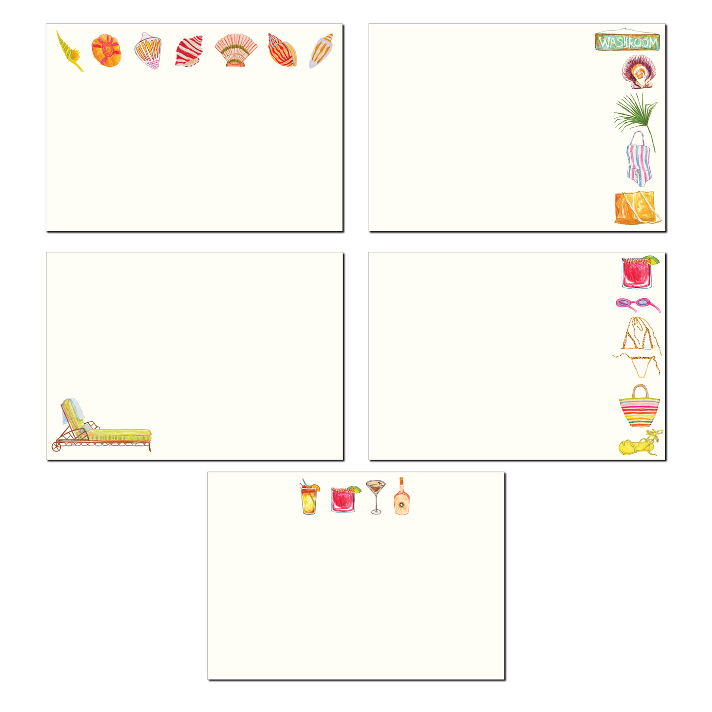 Hot Girl Summer Notecard Set