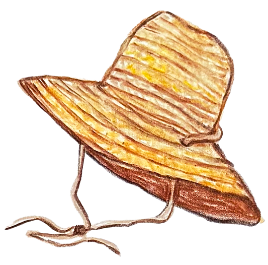 Straw Hat Stir Stick